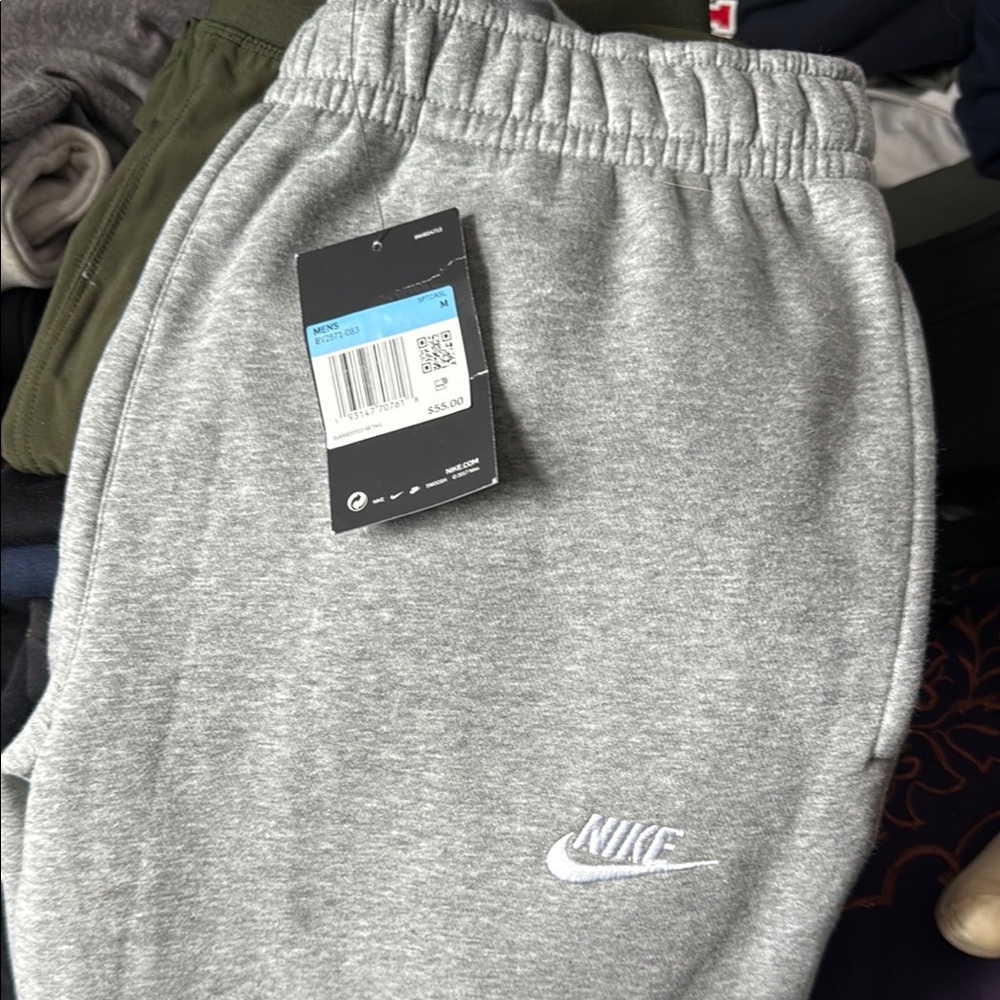 Nike Gray Joggers Relaxed Fit Sweatpants